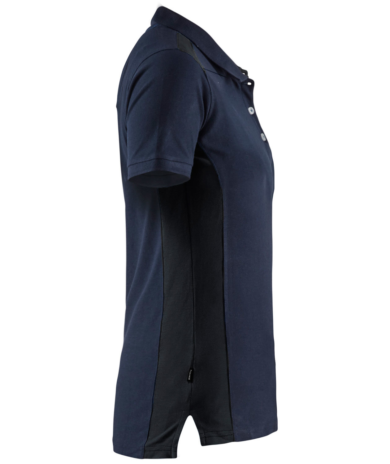 Bl&aring;kl&auml;der Unite dame polo T-skjorte, M&oslash;rk Marinebl&aring;/Svart, large image number 3