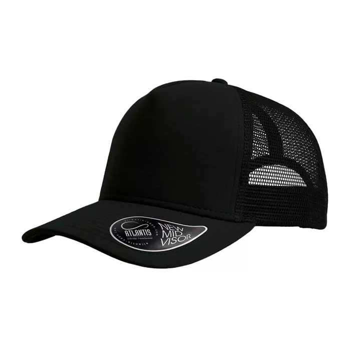 Atlantis Trucker Rapper jersey cap, Black, Black, large image number 0