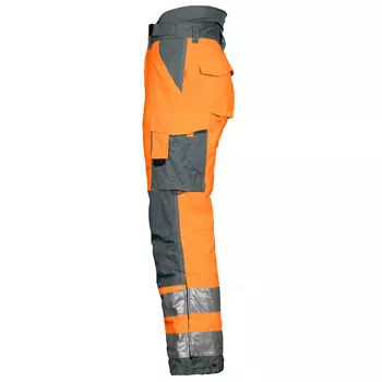 ProJob lined work trousers 6514, Hi-vis orange/Grey