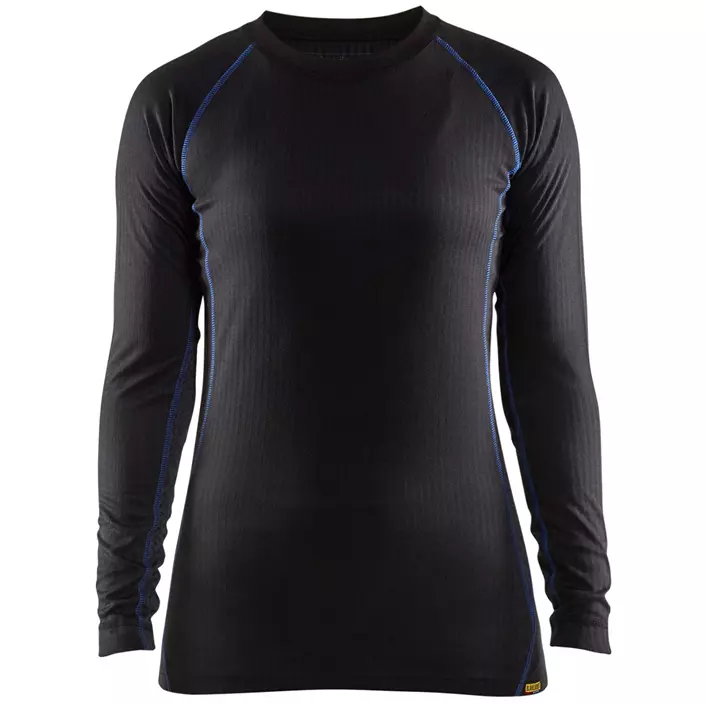 Blåkläder Light women's thermal underwear set, Black/grain blue, large image number 1