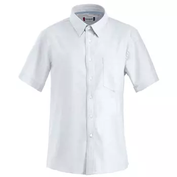 Clique Cambridge kortærmet skjorte, Hvid
