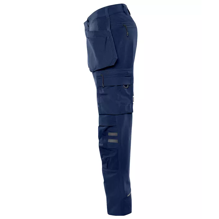 Fristads craftsman trousers 2596 LWS full stretch, Marine Blue, large image number 2