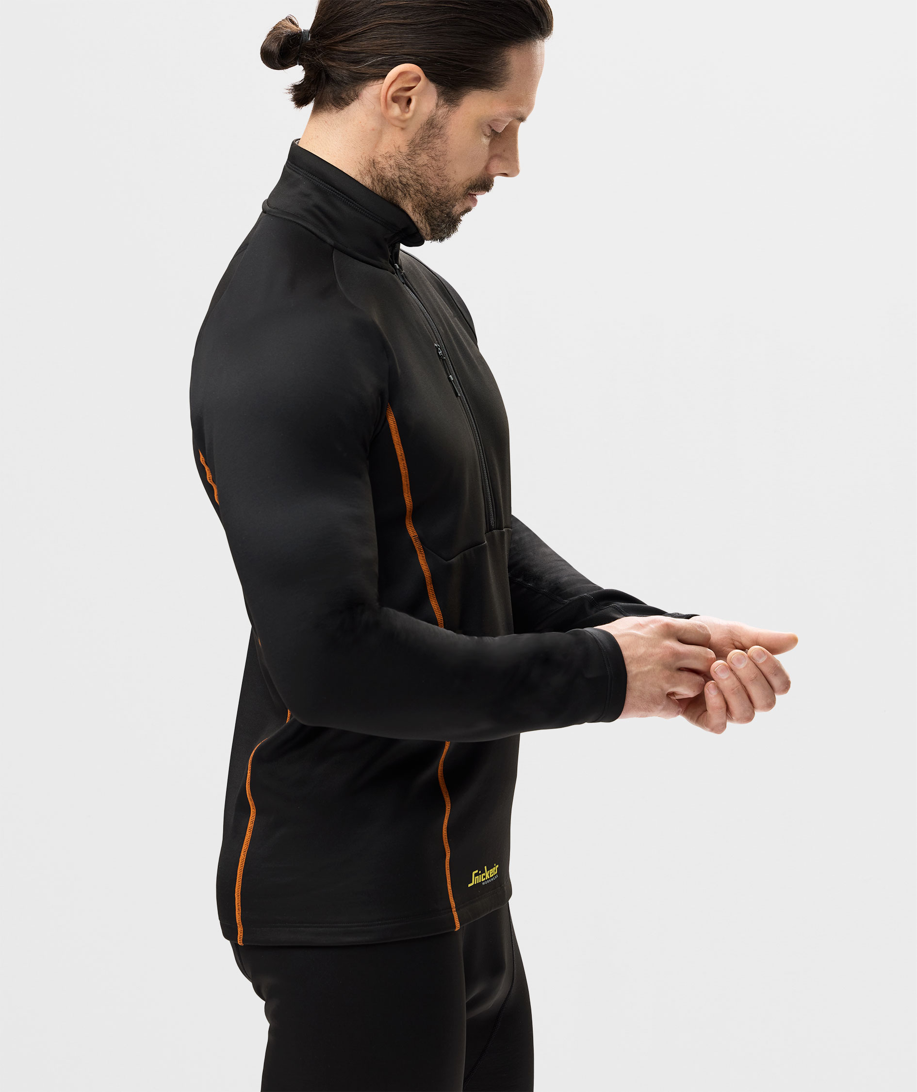 Snickers baselayer sweater 9485, Black, large image number 4