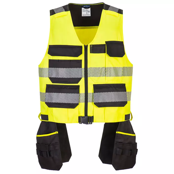 Portwest PW3 tool vest, Yellow/Black, large image number 0