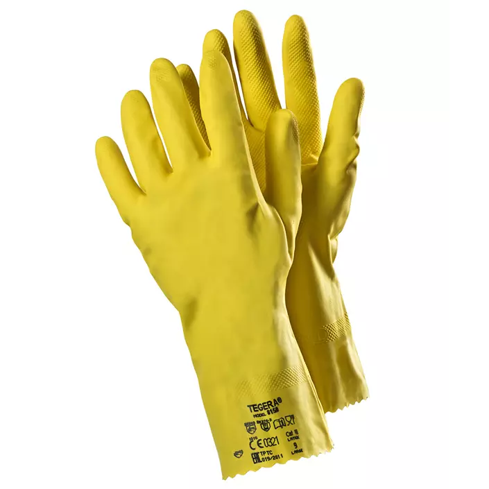 Tegera 8150 chemical protective gloves, Yellow, large image number 0