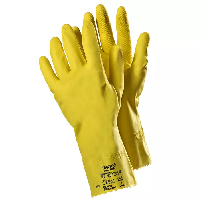 Tegera 8150 chemical protective gloves, Yellow, large image number 0