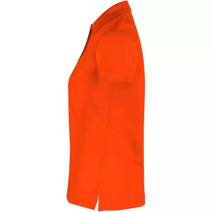 ID dame Pique Polo T-shirt med stretch, Orange, large image number 2