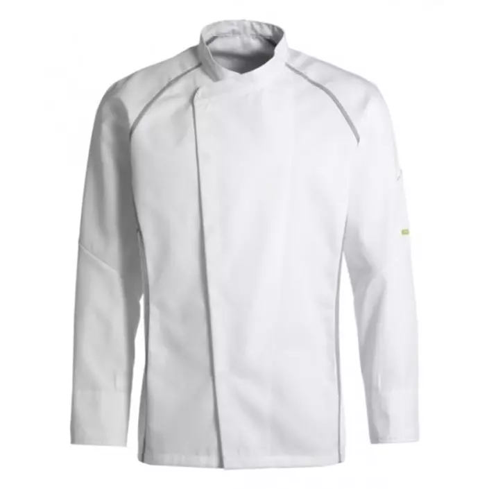 Kentaur unisex chef-/serving jacket, White/Light Grey, large image number 0