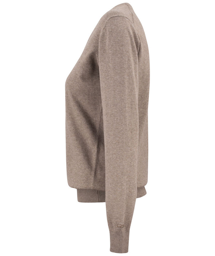 Cutter & Buck Oakville Damen Strickpullover, Nougat Melange, large image number 3