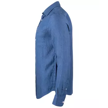 Cutter & Buck Summerland Modern fit hørskjorte, Dream blue