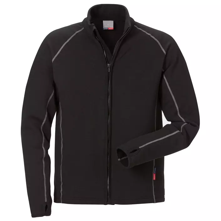 Fristads Flamestat fleece jacket 7044, Black, large image number 0