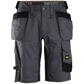 Snickers AllroundWork craftsman shorts 6151, Steel Grey/Black