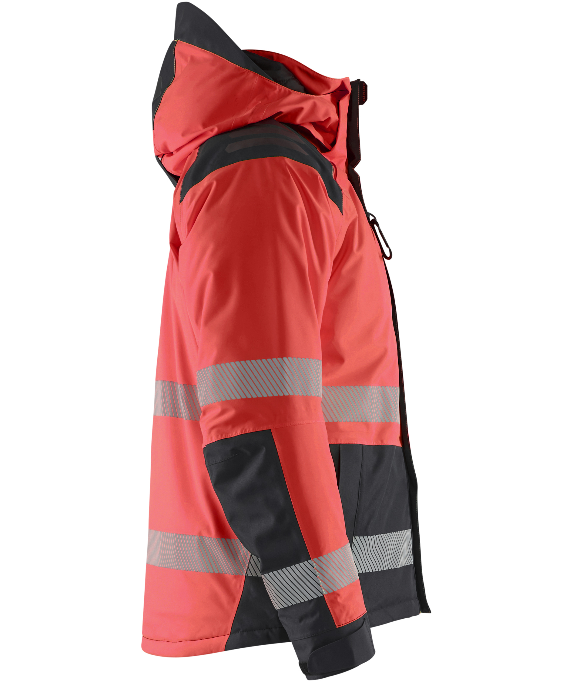 Bl&aring;kl&auml;der Winterjacke, Hi-Vis rot/schwarz, large image number 2