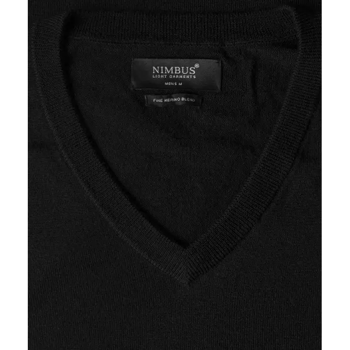 Nimbus Ashbury stickad tröja med merinoull, Svart, large image number 2