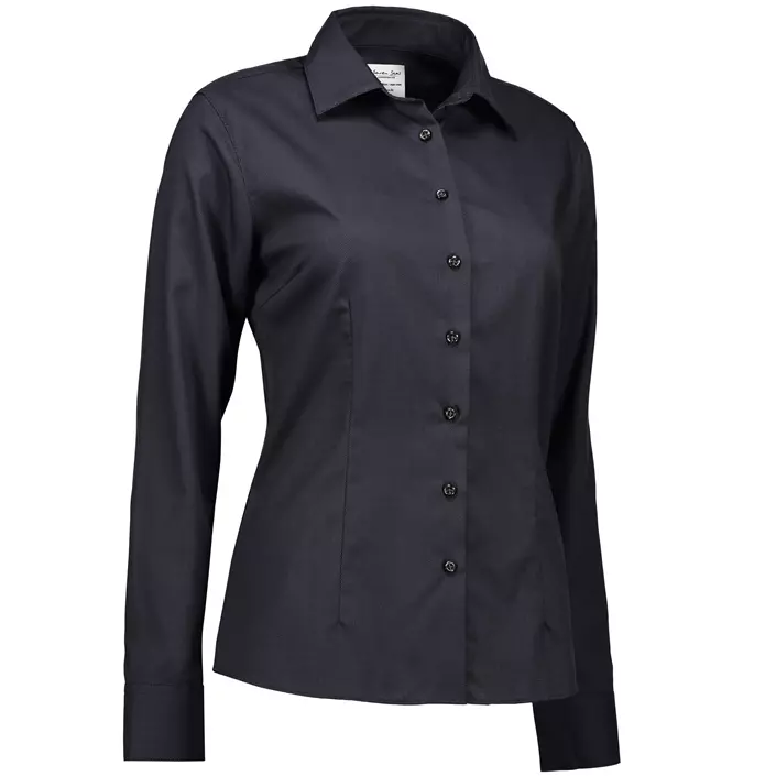 Seven Seas Dobby Royal Oxford modern fit women's shirt, Charcoal, large image number 2
