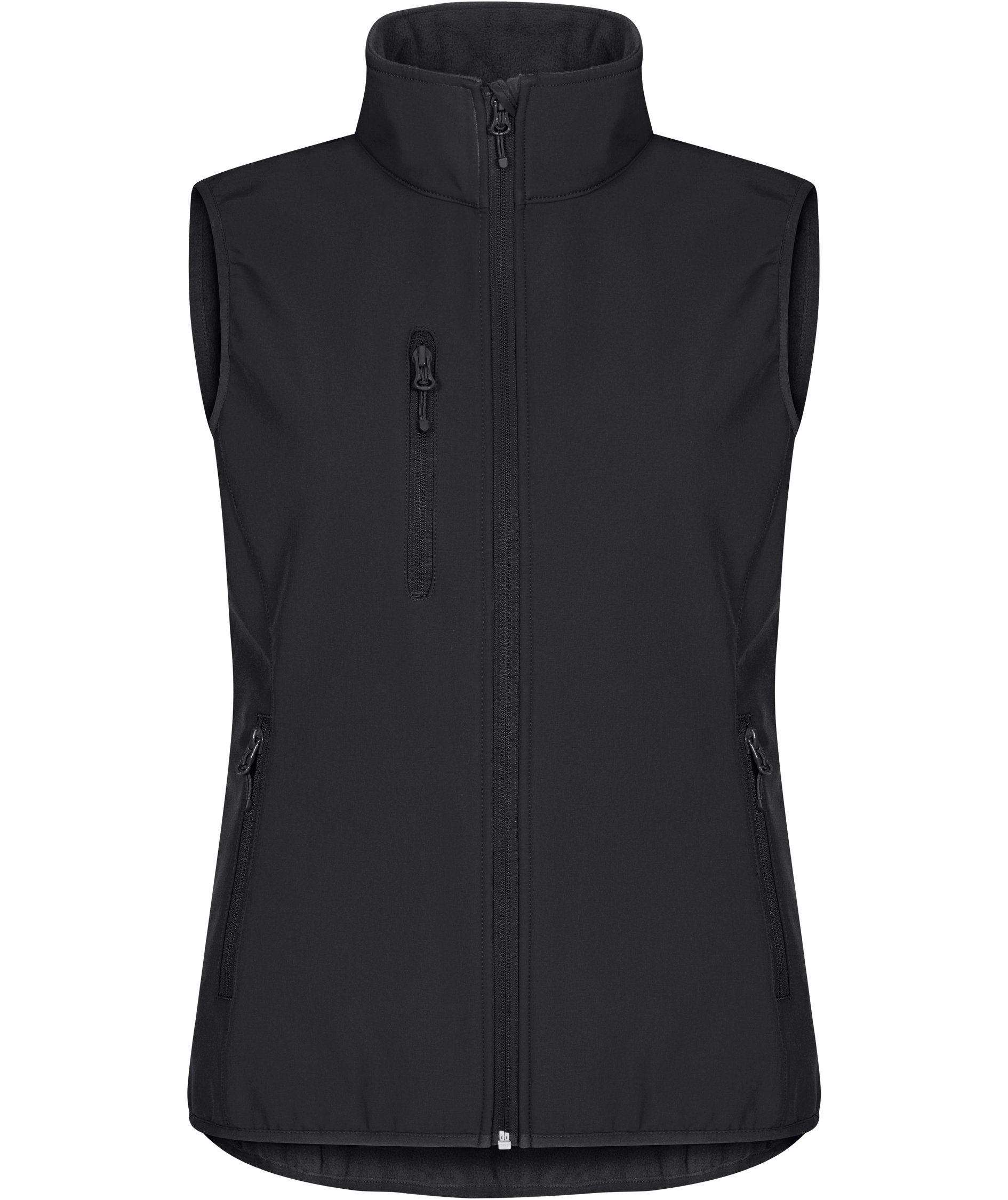 Clique Classic women's softshell vest, Black, Black, swatch