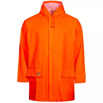 Lyngsøe PU rain jacket, Hi-vis Orange