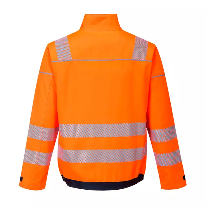 Portwest PW3 work jacket, Hi-Vis Orange/Navy, large image number 1