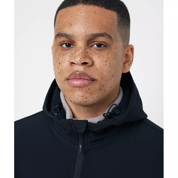 Iqoniq Makalu softshelljacka, Svart, large image number 7