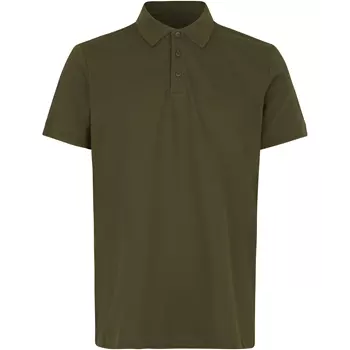 ID økologisk polo T-shirt, Olivengrøn
