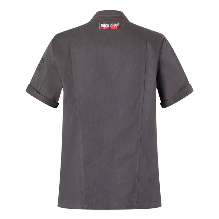 Karlowsky Denim-Style ROCK CHEF® short-sleeved chef jacket, Black Denim, large image number 2
