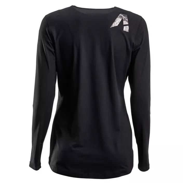 Kramp Active long-sleeved women's T-shirt, Black, large image number 1