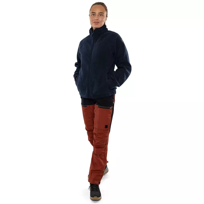 Fristads Copper Damen Faserpelzjacke, Dunkel Marine, large image number 1