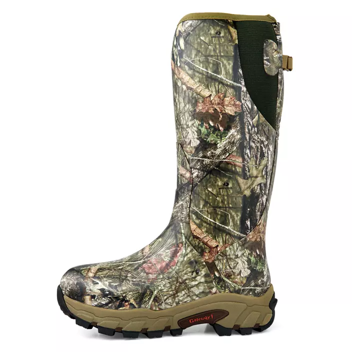 Gateway1 Pro Shooter 18" 7mm side-zip rubber boots, Mossy Oak Break-up Country, large image number 1