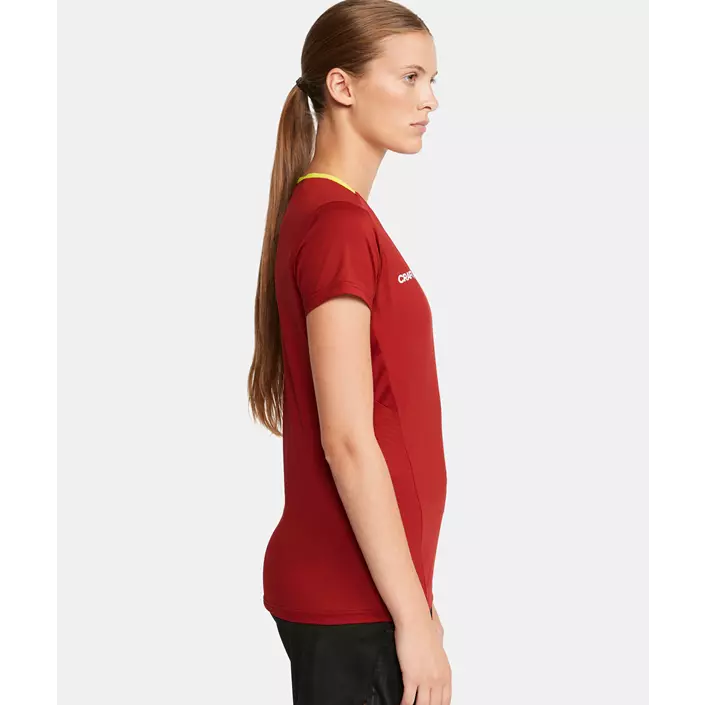 Craft Extend Jersey Damen T-shirt, Rhubarb, large image number 3