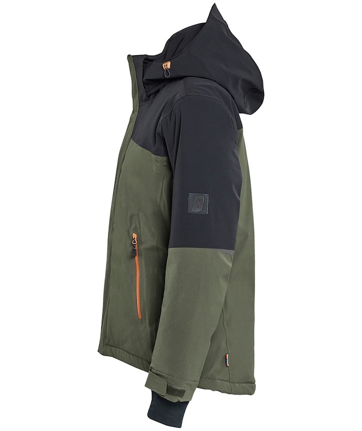 Bl&aring;kl&auml;der Striker women's winter jacket full stretch, Forest green/Rust, large image number 3