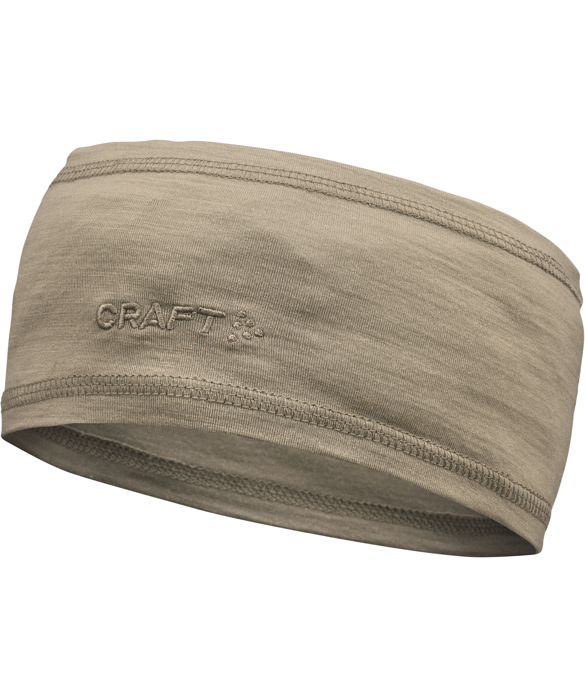 Craft Essence pannband med merinoull, Taupe
