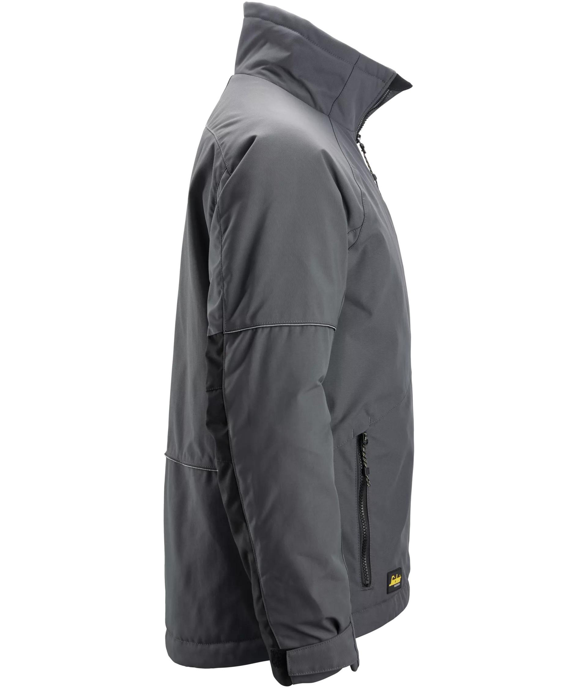 Snickers AllroundWork winter jacket 1158, Steel Grey/Black, large image number 4