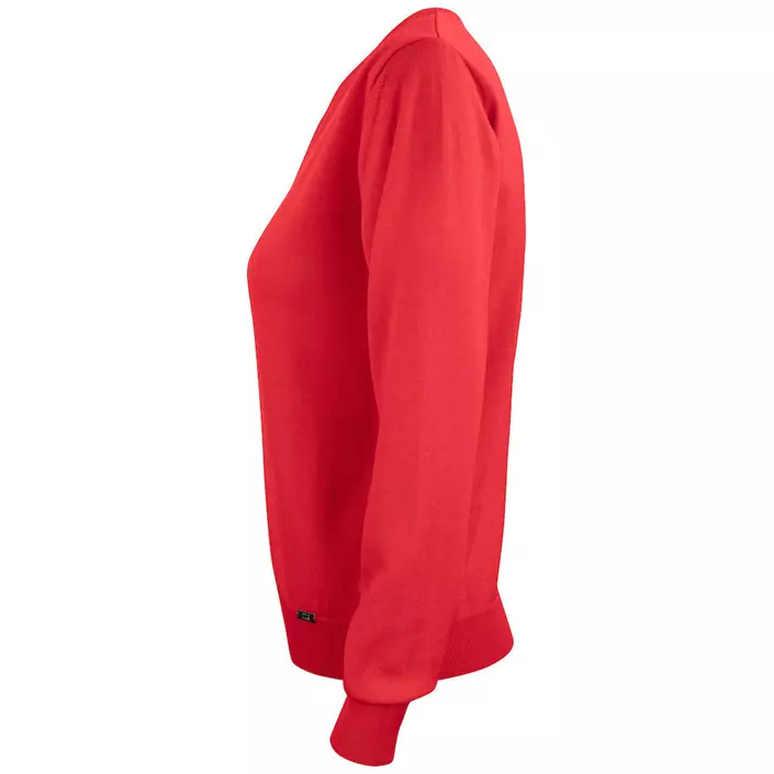 Cutter & Buck Everett dame trøje med merinould, Rød, large image number 3