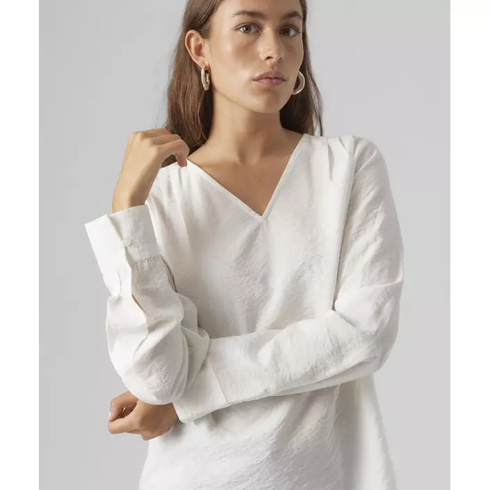 Vero Moda VMLENA blus dam, Snow White, large image number 3