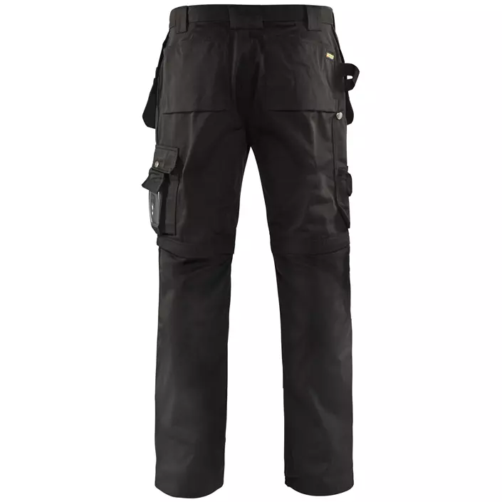 Blåkläder craftsman trousers w. zip-off, Black, large image number 2