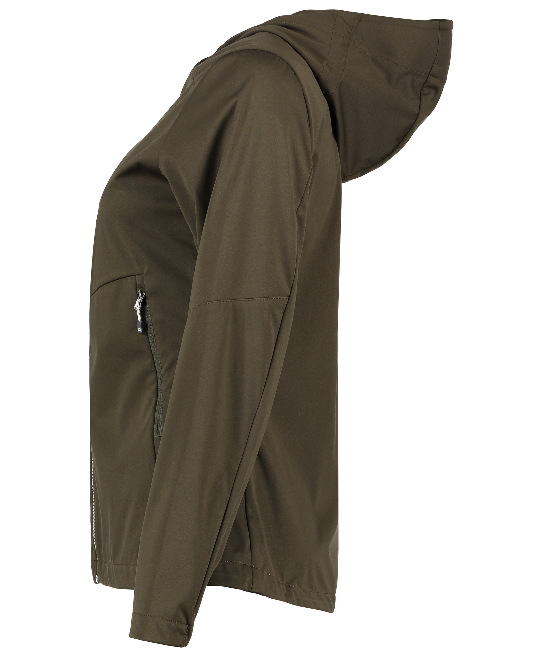 ID light-weight women's softshell jacket, Olive Green, large image number 5