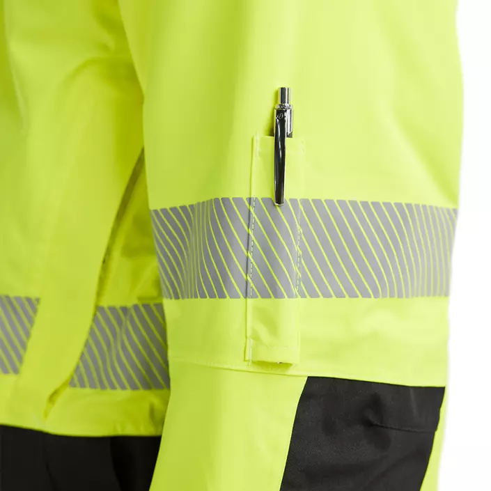 Blåkläder vinter parkajakke, Hi-vis Gul/Sort, large image number 8