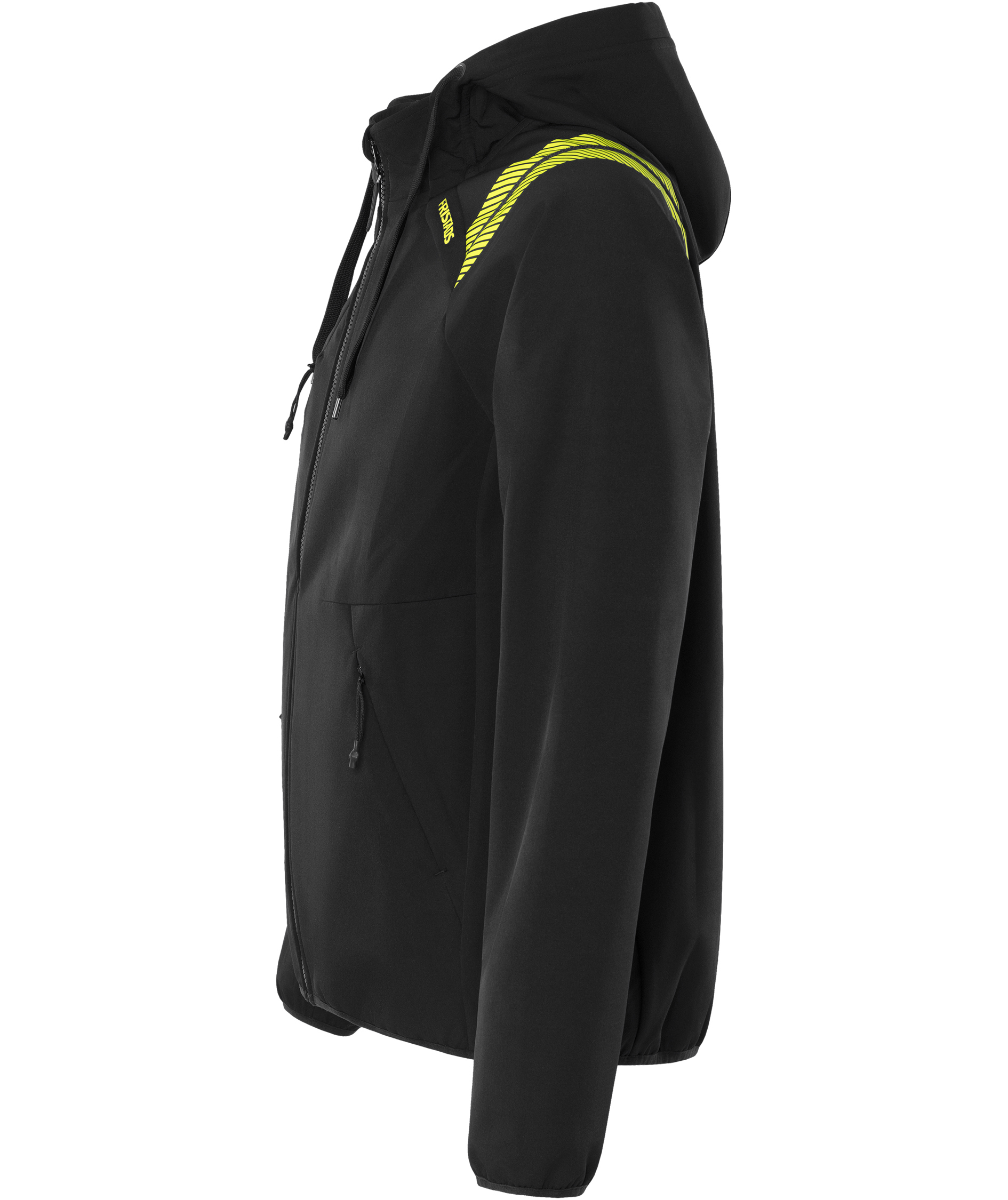 Fristads softshell jacket 7461 BON, Black, large image number 5