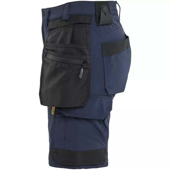 Blåkläder Damen Handwerkershorts full stretch, Dunkel Marine Blau/Schwarz, large image number 3