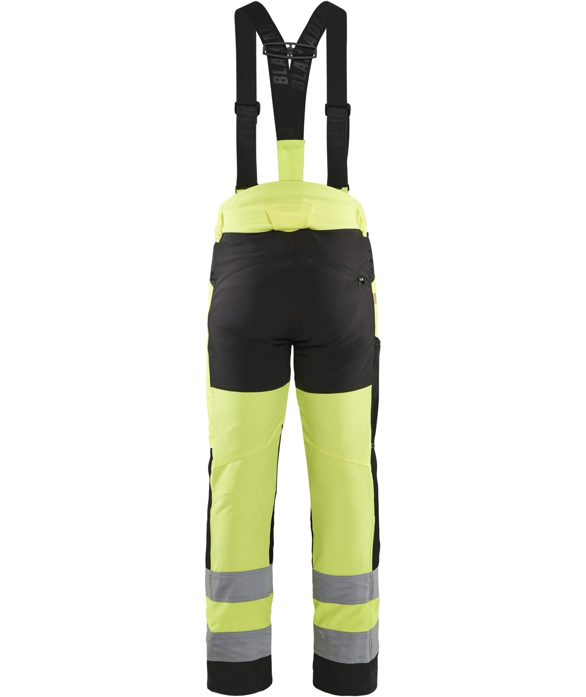 Bl&aring;kl&auml;der s&aring;gskyddsbyxa, Varsel Gul/Svart