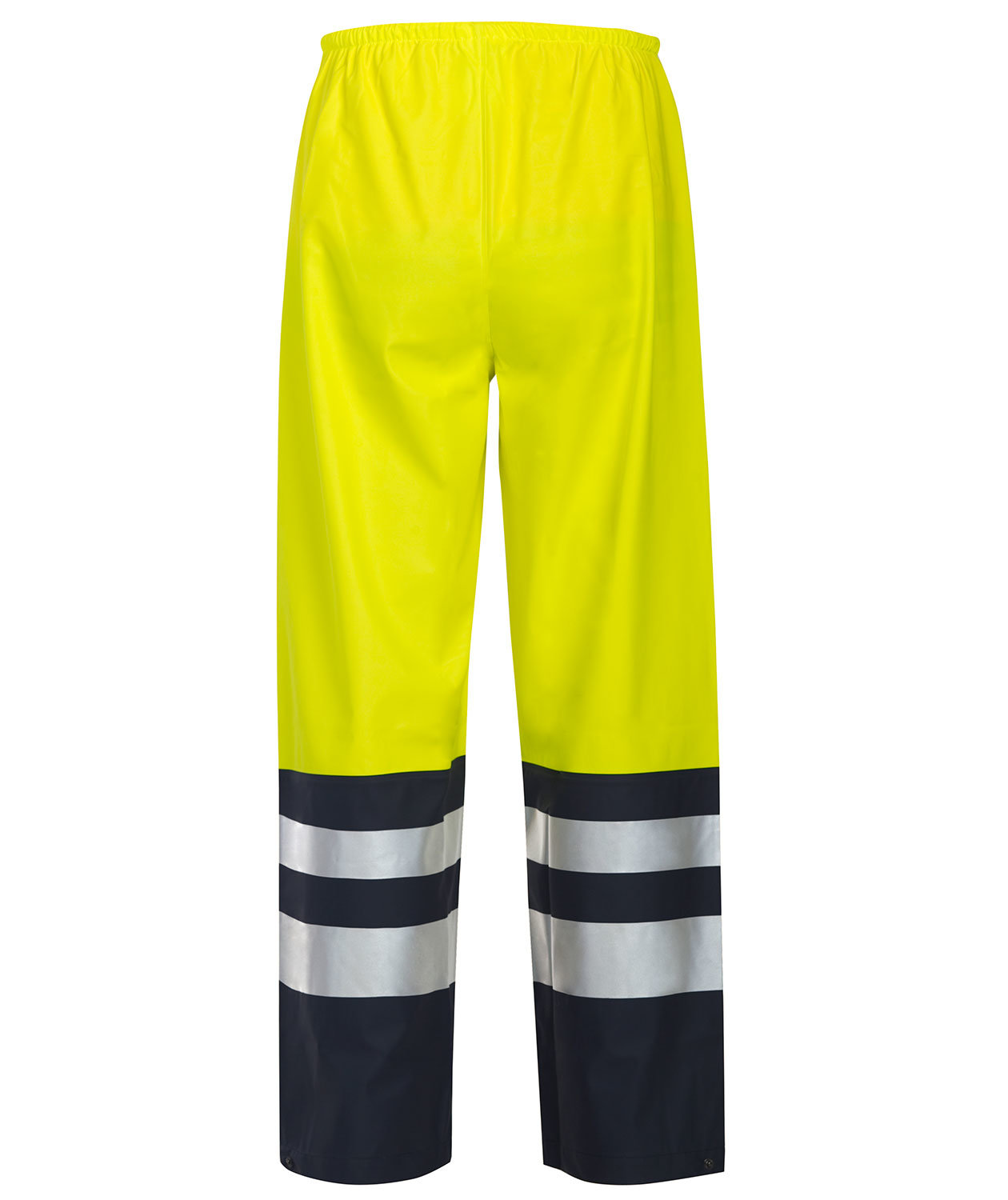 ProJob regnbyxa 6504, Varsel yellow/marinbl&aring;, large image number 2