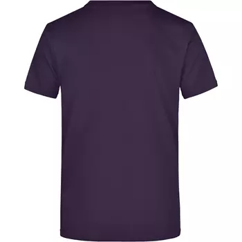 James & Nicholson T-shirt Round-T Heavy, Aubergine