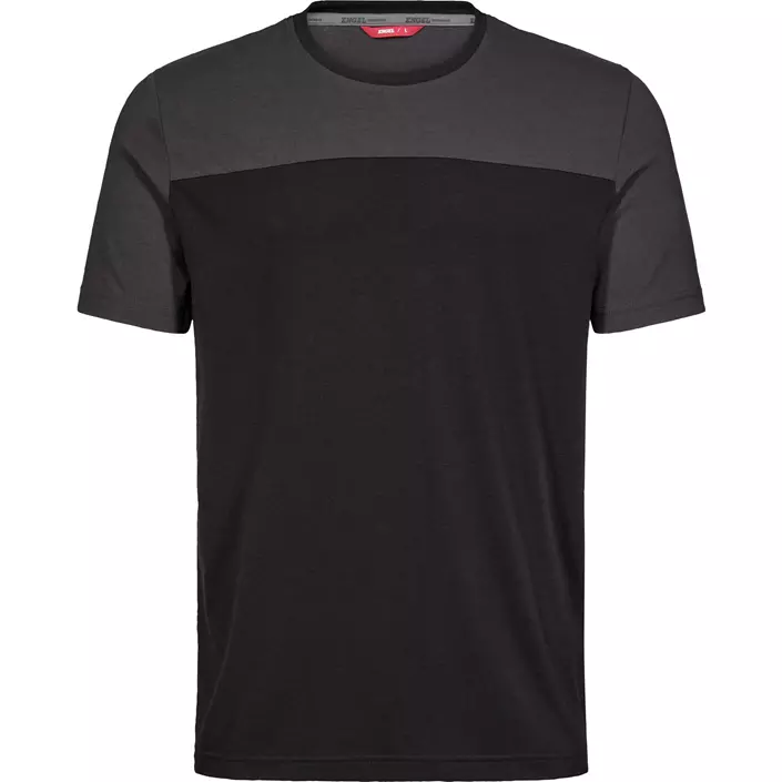 Engel Entire T-shirt, Black/Anthracite Grey, large image number 0