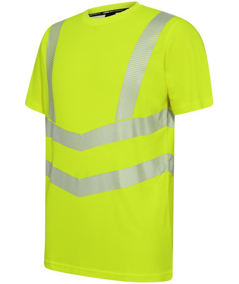 Engel Safety T-shirt, Hi-Vis Yellow, Hi-Vis Yellow, large image number 2