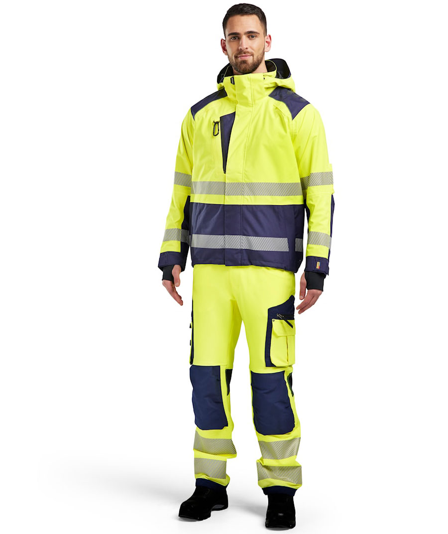 Bl&aring;kl&auml;der shell jacket, Hi-vis Yellow/Black, large image number 1