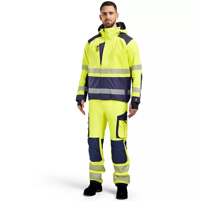 Blåkläder skalljakke, Hi-vis Gul/Svart, large image number 1
