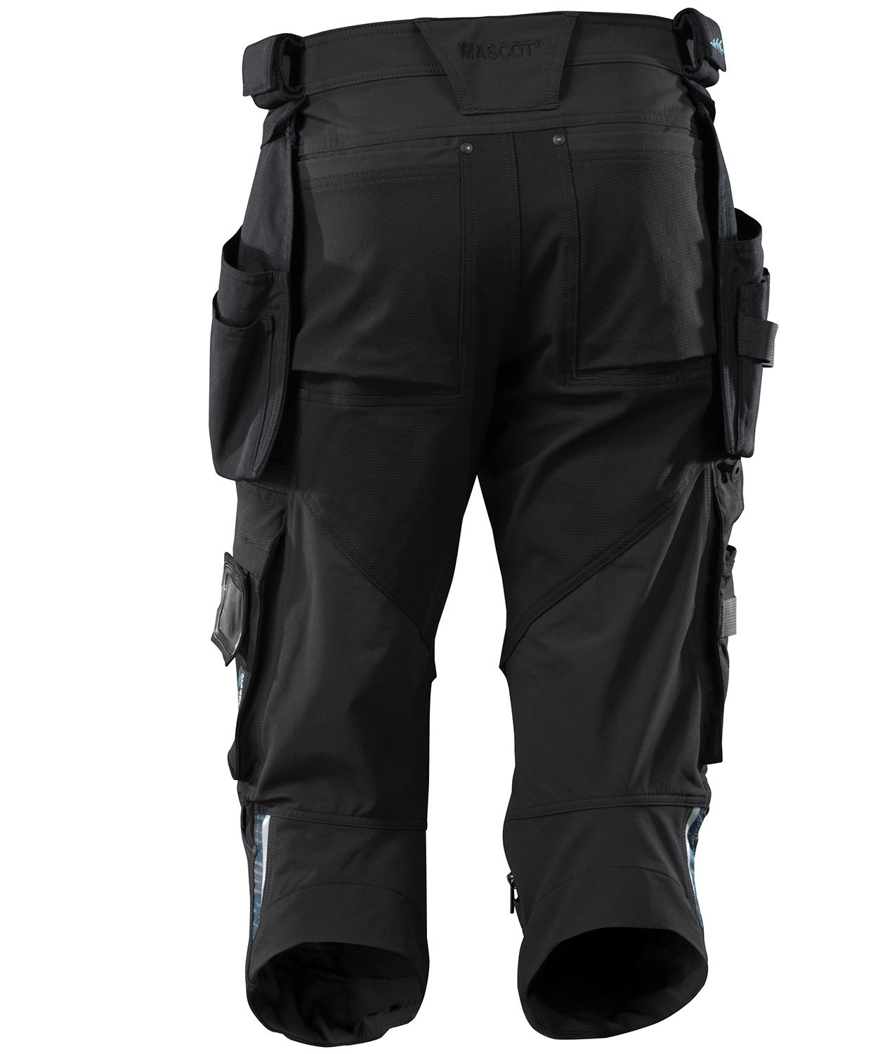 Mascot Advanced craftsman knee pants full stretch, Black, large image number 2