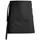 Kentaur apron with pocket, Black, Black, swatch