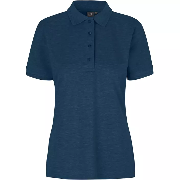ID PRO Wear dame Polo T-shirt, Blå Melange, large image number 1
