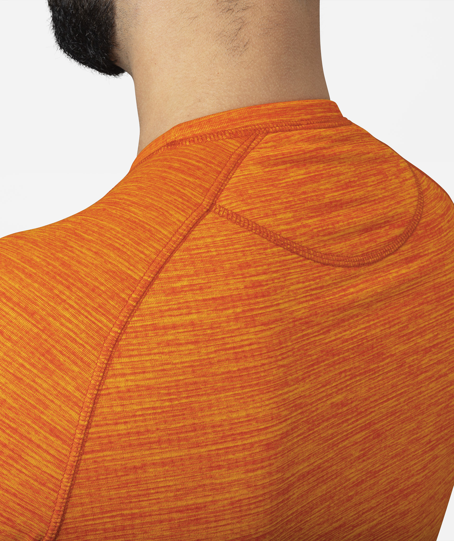 Seeland Active l&aring;ng&auml;rmad T-shirt, Varsel Orange, large image number 3